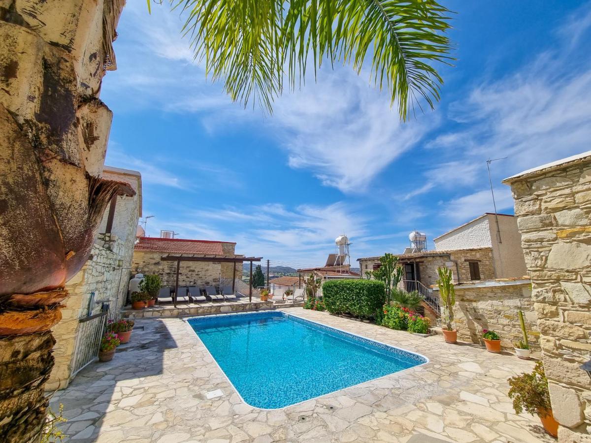 Aphrodite'S Pool Retreat Skarinou Ngoại thất bức ảnh